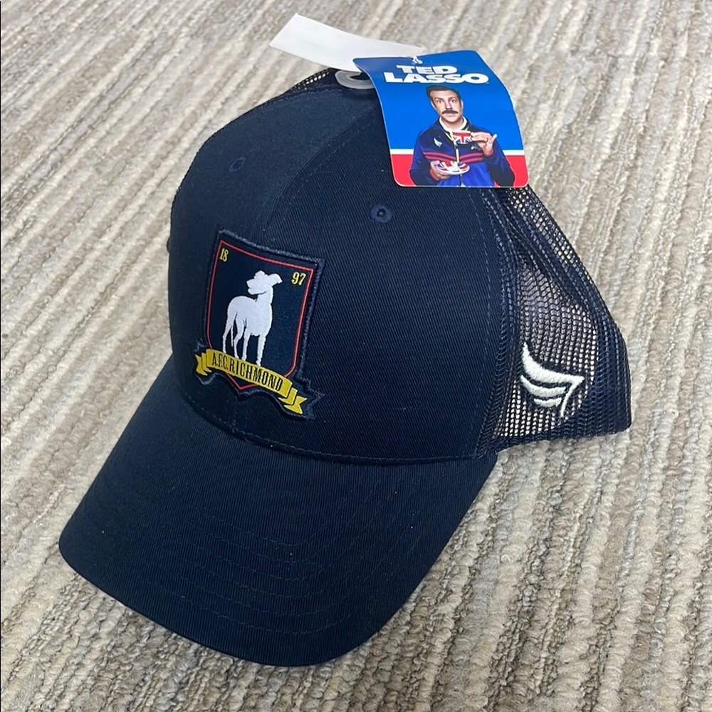 A.F.C. Richmond, Navy Baseball Cap with Mesh Back